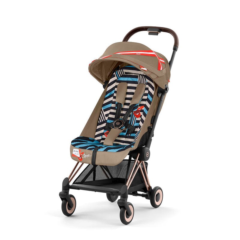 CYBEX COYA Compact & Light Travel Stroller - KK One Love / RoseGold