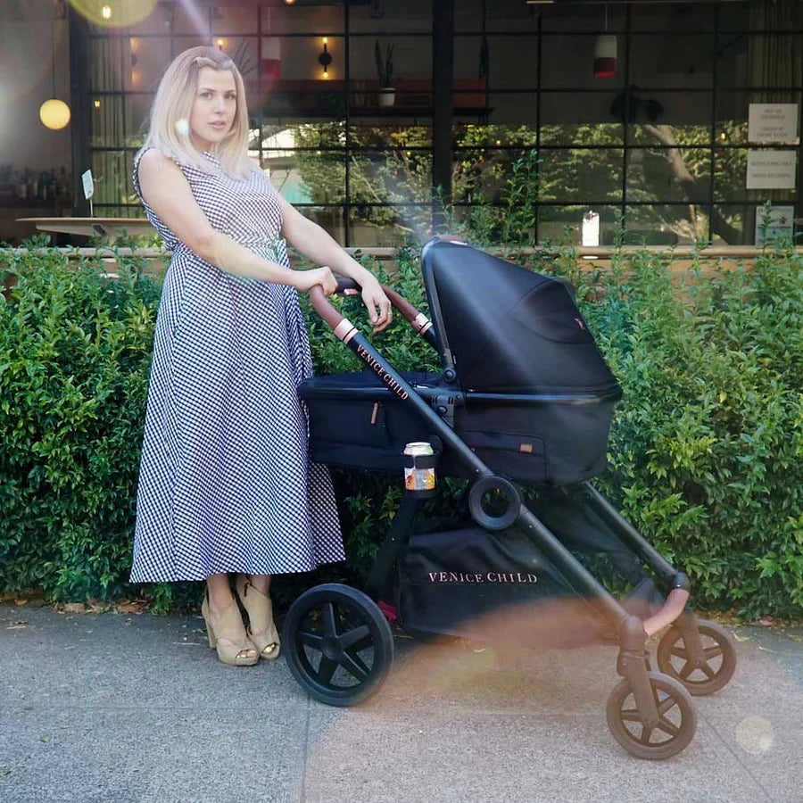 Venice Child Maverick Single to Double Stroller with Bassinet
