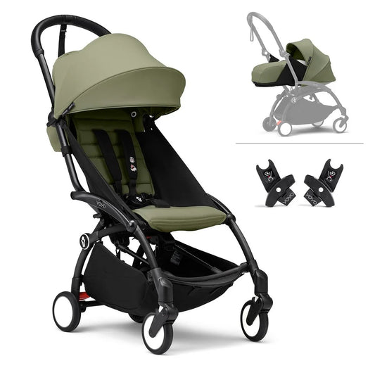 Stokke® YOYO³ Stroller Bundle With Newborn & Car Seat Adapter