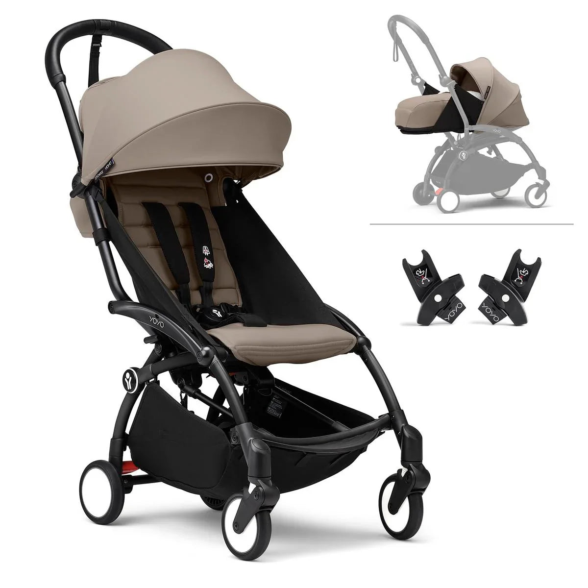 Stokke® YOYO³ Stroller Bundle With Newborn & Car Seat Adapter