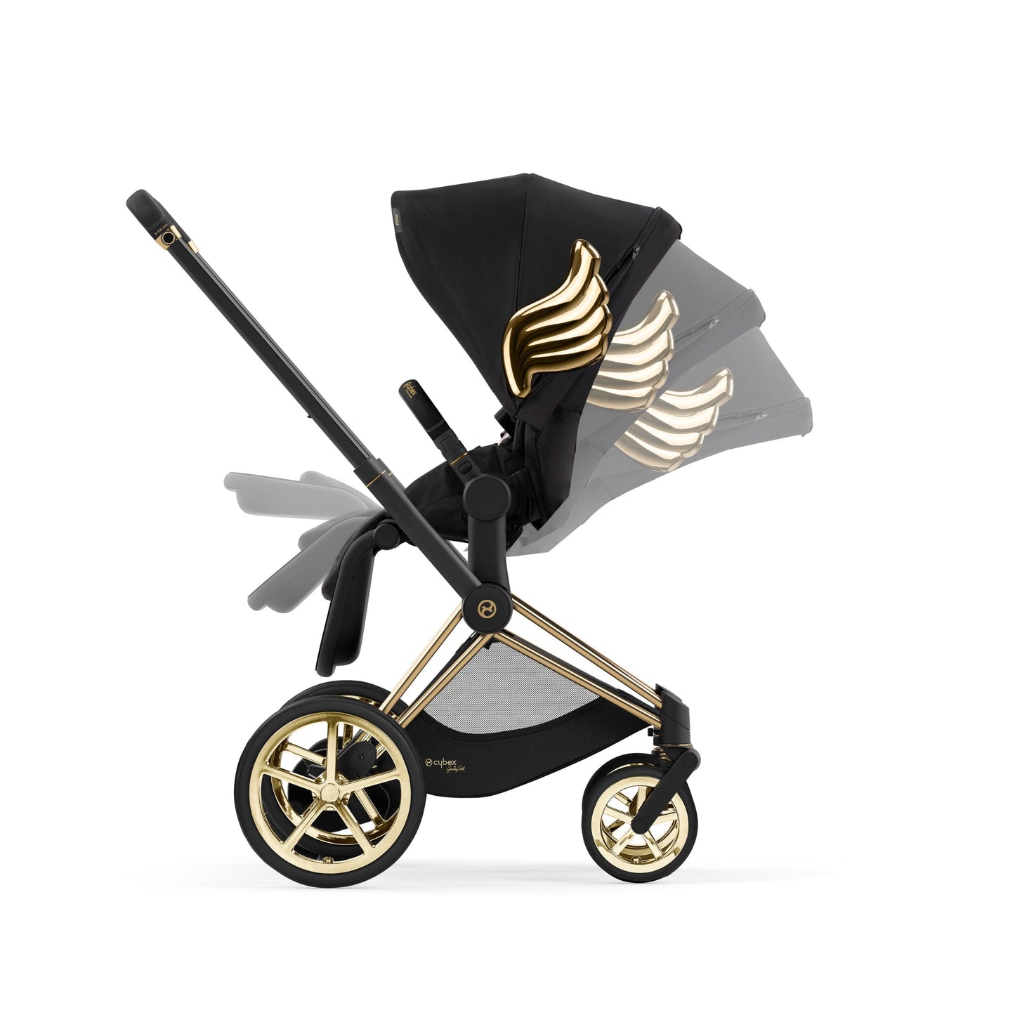CYBEX e-PRIAM 2 Electric Stroller - Jeremy Scott Wings