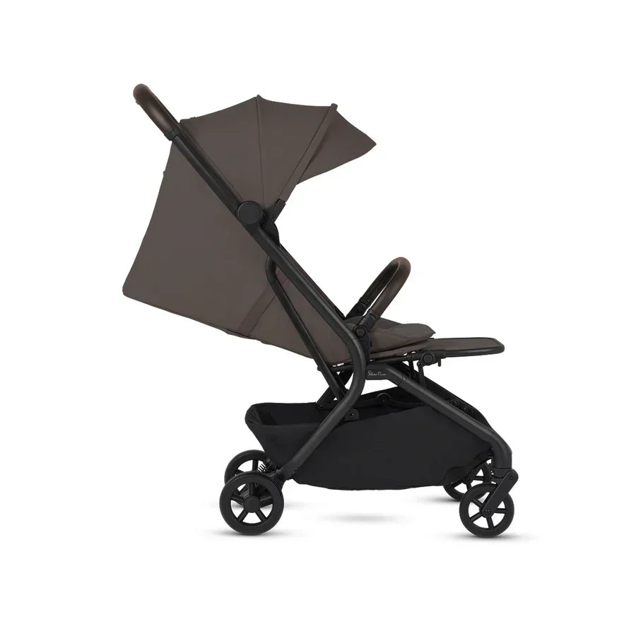 Silver Cross Nia Compact Stroller Travel Bundle - Chocolate
