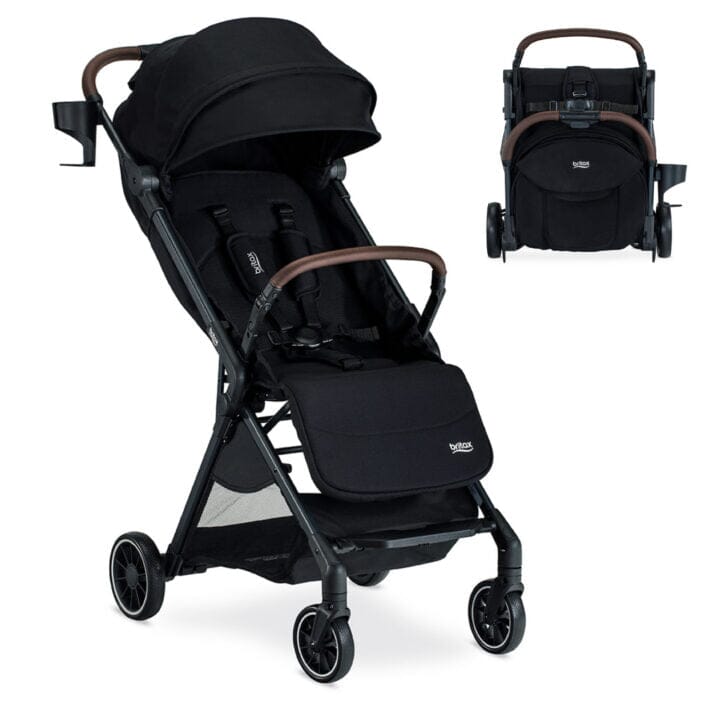 Britax Juniper Compact Stroller with One-Hand RapidFold - Raven Black