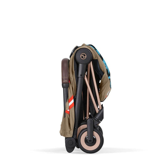 CYBEX COYA Compact & Light Travel Stroller - KK One Love / RoseGold