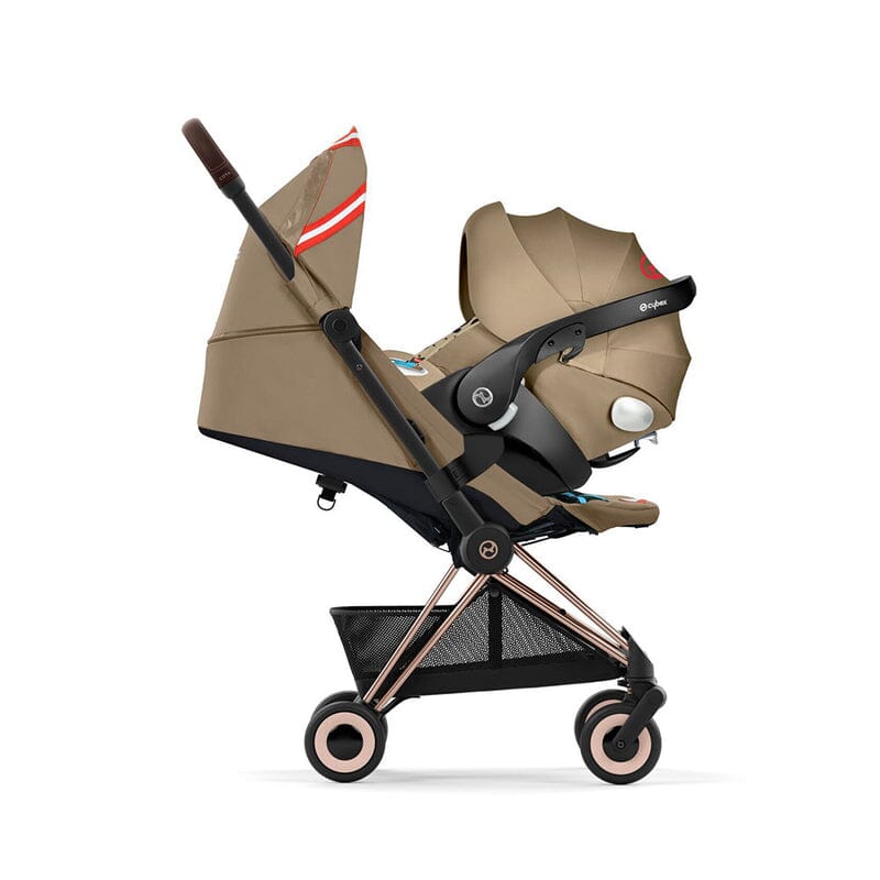 CYBEX COYA Compact & Light Travel Stroller - KK One Love / RoseGold