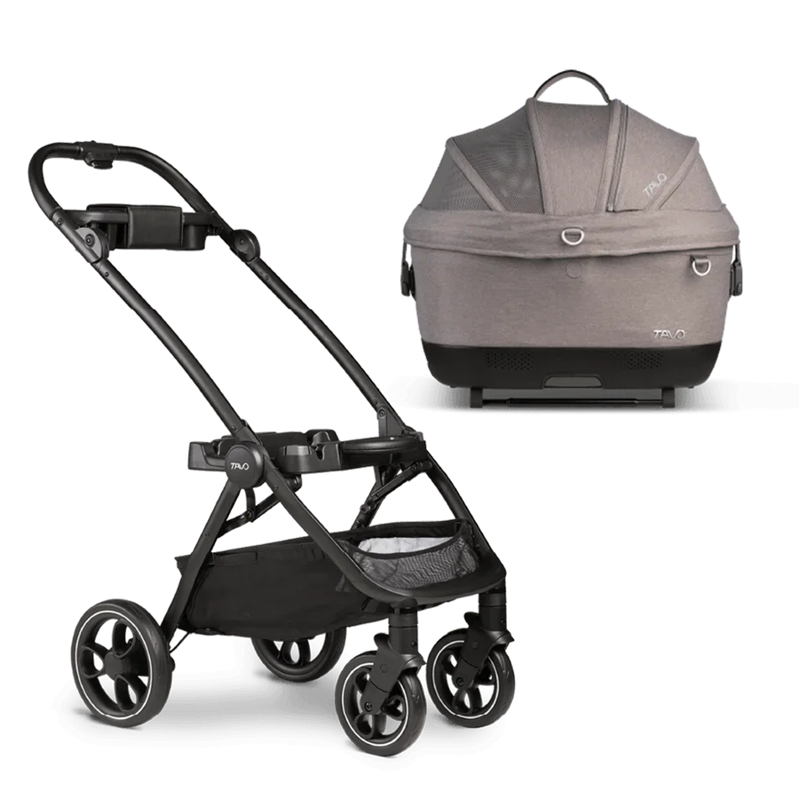 Tavo Maeve iso Pet Car Seat + Roscoe Stroller
