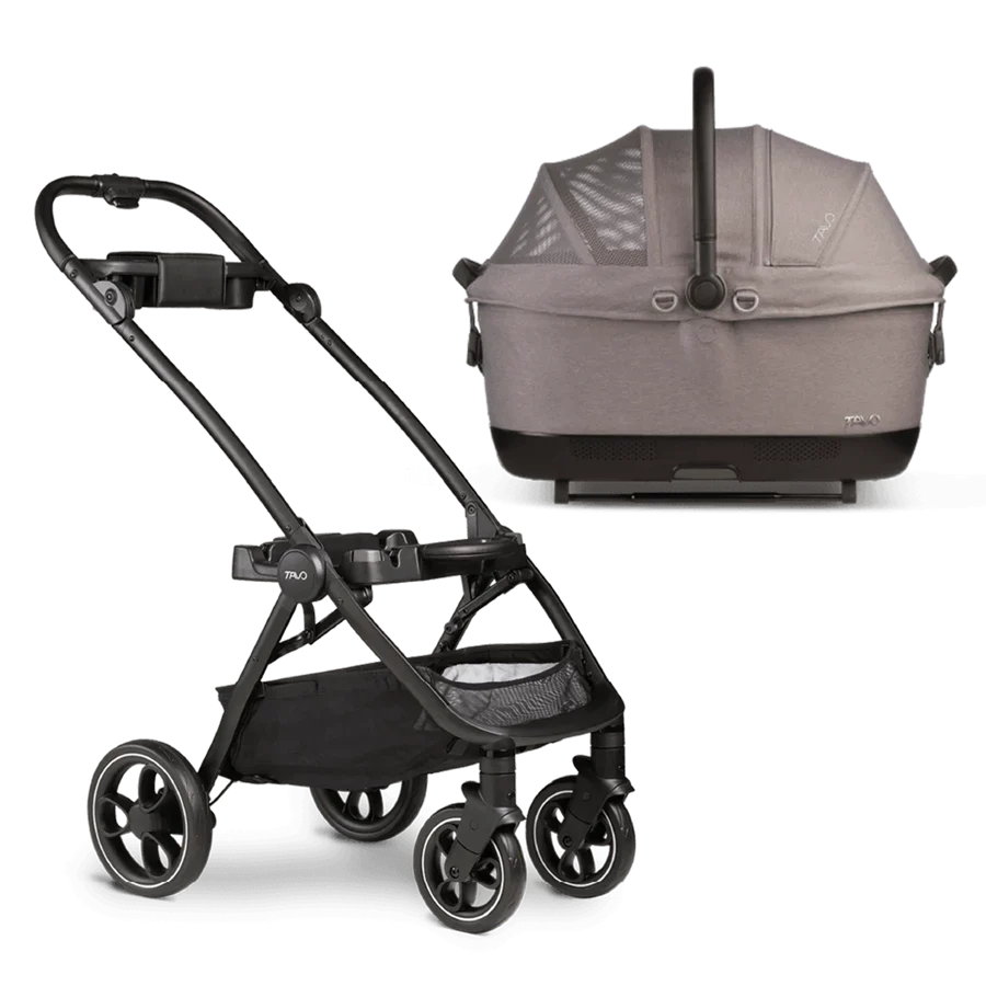 Tavo Maeve iso Pet Car Seat + Roscoe Stroller