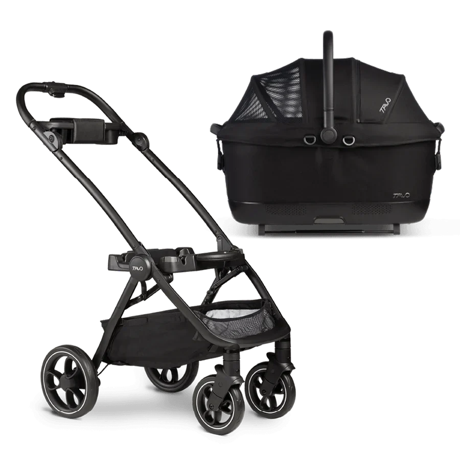 Tavo Maeve iso Pet Car Seat + Roscoe Stroller