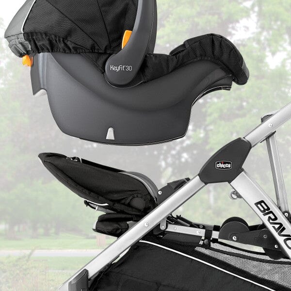 Chicco BravoFor2 Standing/Sitting Double Stroller - Iron