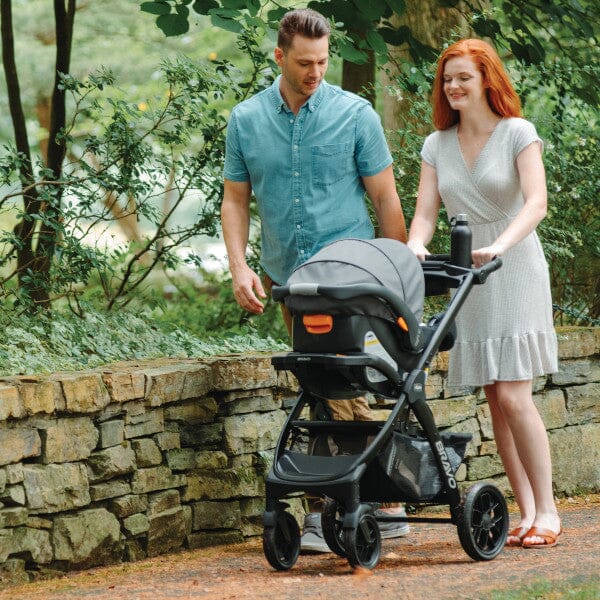 Chicco Bravo LE ClearTex Quick-Fold Stroller - Pewter